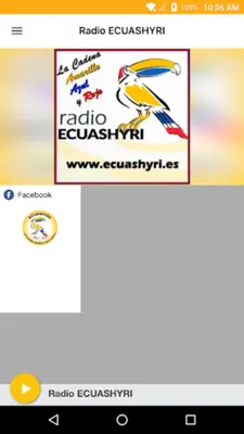 Radio ECUASHYRI android App screenshot 1